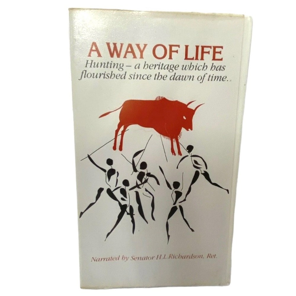 A Way Of Life VHS TAPE Red Bard Video Senator HL Richardson Gun Owners Advocacy